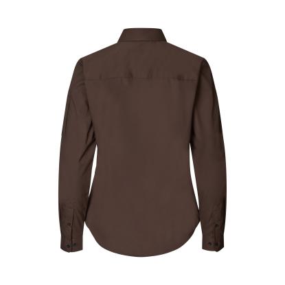 Seven Seas S67 Poplin skjorte med stretch, dame, mocca
