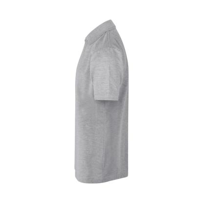 ID PRO Wear 0330 poloshirt med trykknap, grå melange