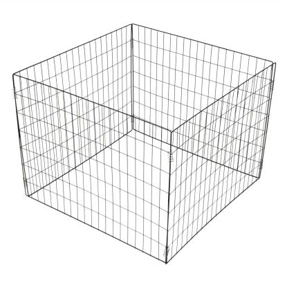 HORTUS kompostbeholder, metal, sort, 70 x 90 x 90 cm