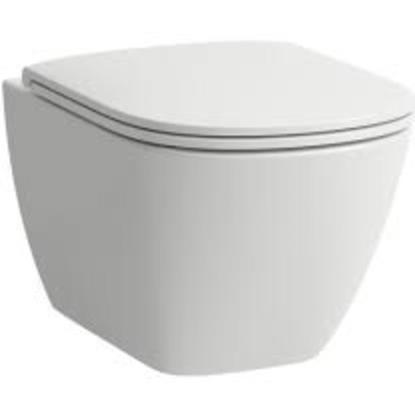 LAUFEN Lua væghængt rimless toilet, hvid