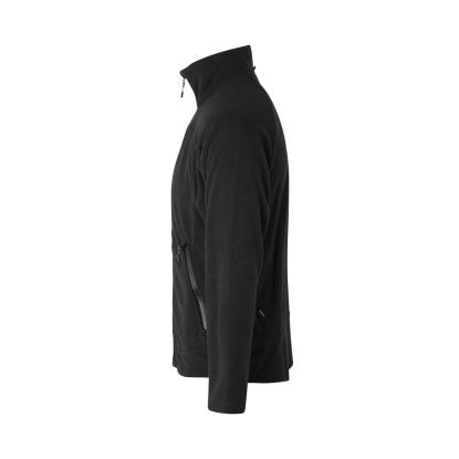 ID 0806 Zip-n-Mix mikrofleece cardigan, sort
