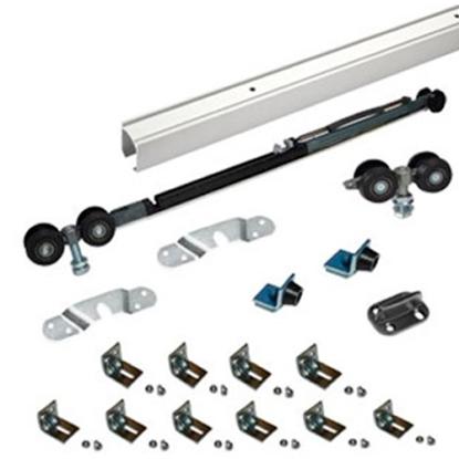 SVALK RollLock skydedørsbeslagsæt inkl. 3 meter skinne og softclose, maks. 40 kg