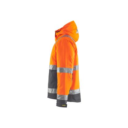 Blåkläder 4870 high vis vinterjakke, hi-vis orange/mellemgrå