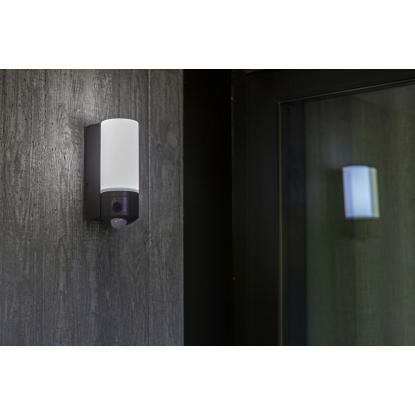 LUTEC connect POLLUX udendørs LED væglampe med kamera og sensor, IP44, mørk grå