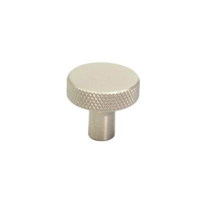 Beslag Design Flat knop, Ø26 mm, rustfrit stål look