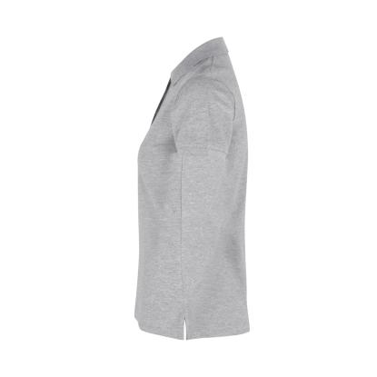 ID 0527 poloshirt med stretch, dame, grå melange
