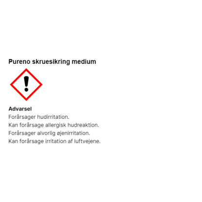 Pureno Skruesikring Medium, 50 ml, 21-26 Nm
