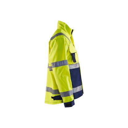 Blåkläder 4064 high vis arbejdsjakke, hi-vis gul/marineblå
