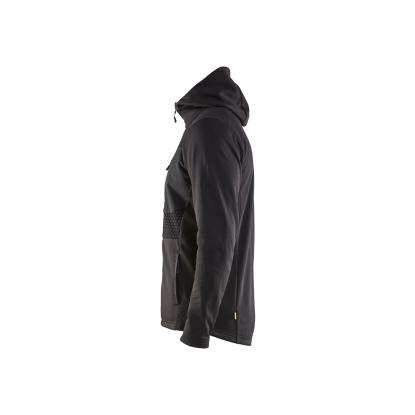 Blåkläder 3540 hættetrøje full zip, sort