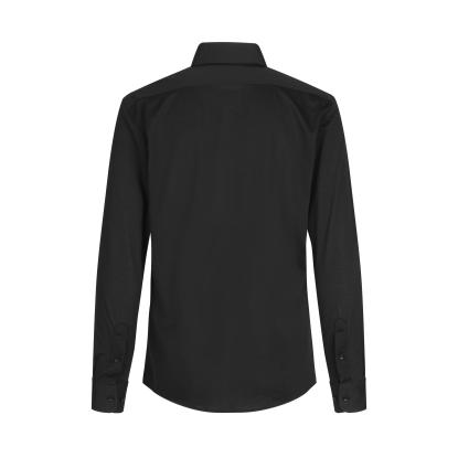 Seven Seas S84 The Jersey skjorte, modern, sort