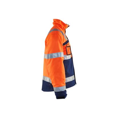 Blåkläder 4862 high vis vinterjakke, hi-vis orange/marineblå