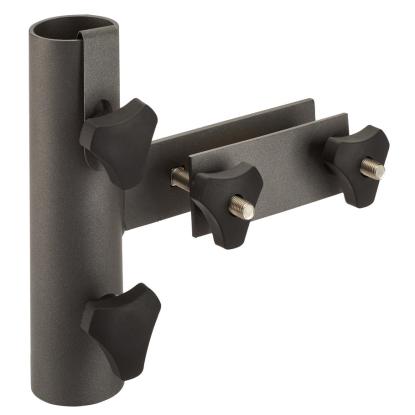 Platinum Sun & Shade balkonklemme til fladt lodret gelænder, Ø38 mm, antracitgrå
