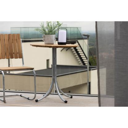 Venture Design Holmsund cafébord, teaktræ, 75 x Ø65 cm