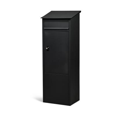 Habo 9440B stående postkasse, sort