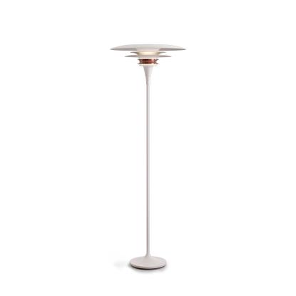 Belid Diablo gulvlampe, Ø50 cm, H149,2 cm, E27, mat hvid/rosé