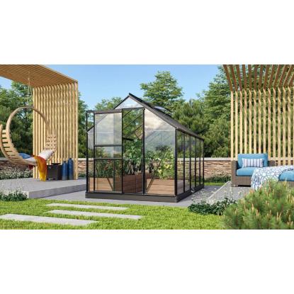 Vitavia Venus 6200 drivhus, sort, 6,2 m², 3 mm glas