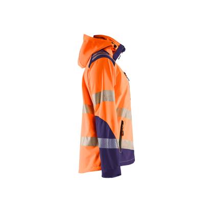 Blåkläder 4791 dame high vis softshelljakke, hi-vis orange/marineblå