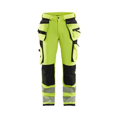 Blåkläder 1997 high vis buks 4-vejs stretch, hi-vis gul/sort