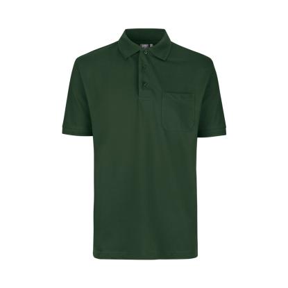 ID PRO Wear 0320 poloshirt med lomme, flaskegrøn