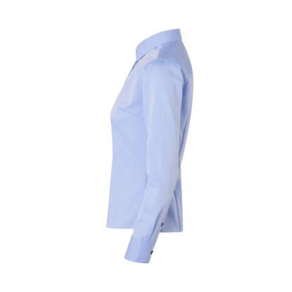 Seven Seas S372 Fine Twill Contrast skjorte, modern, dame, lys blå