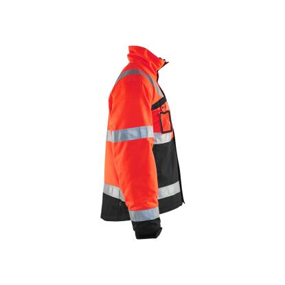 Blåkläder 4862 high vis vinterjakke, hi-vis rød/sort