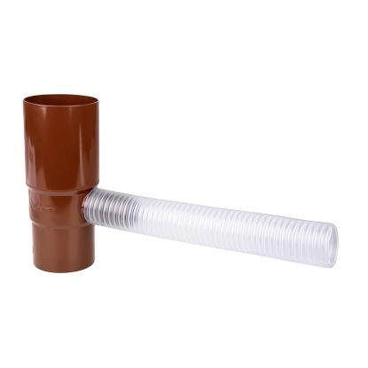 Plastmo vandudtag med flexslange, PVC, Ø75 mm, brun