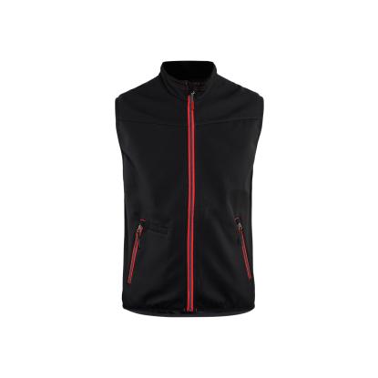 Blåkläder 3850 softshell vest, sort/rød