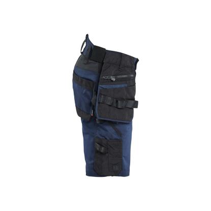 Blåkläder 1972 striker håndværkershorts med stretch, mørk marineblå/sort