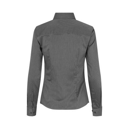 Seven Seas SS730 Fine Twill California skjorte, modern, dame, mørk grå