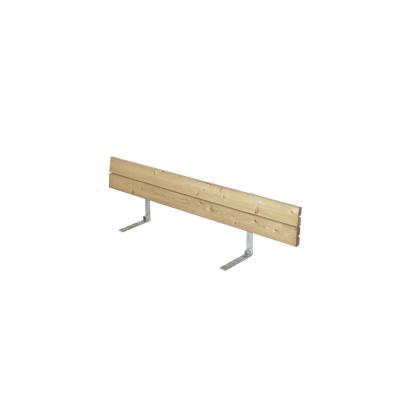 PLUS Plank ryglæn til plankebænk, ThermoWood®, gyldenbrun/fyr, 166 cm