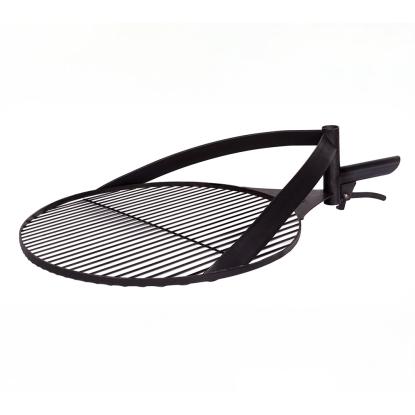 Cook King Montana X bålsted med 60 cm grillrist, stål, sort, Ø80 cm