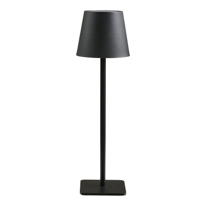 Bradford LED bordlampe, genopladelig, H37 cm, sort