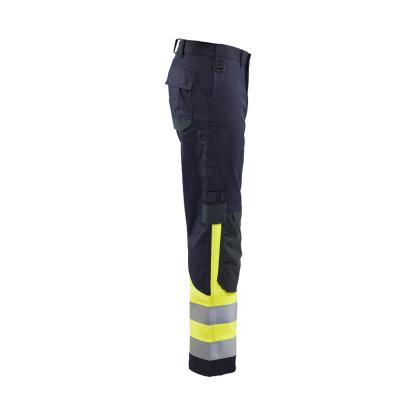 Blåkläder 1491 multinorm buks inherent  apc 2, marineblå/hi-vis gul
