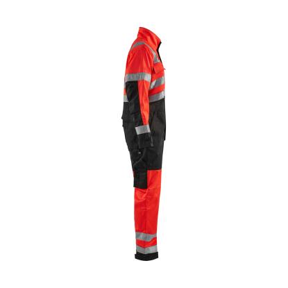 Blåkläder 6373 high vis kedeldragt, hi-vis rød/sort