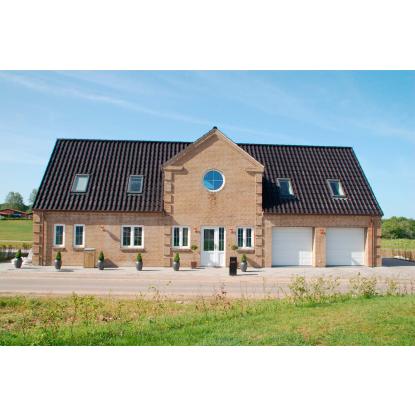 Safir H-10 vingefalstagsten, sort ædelengoberet