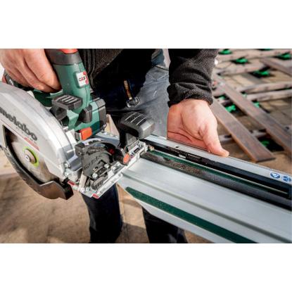 Metabo KS 18 LTX 66 BK SET håndrundsav med styreskinne, 18V, uden batteri og lader