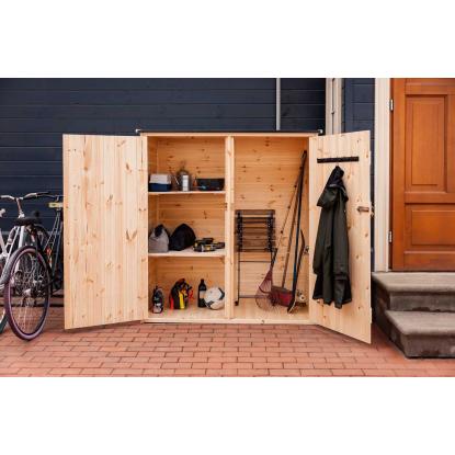 Upyard redskabsskur, ubehandlet - 1,05 m²