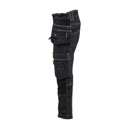 Blåkläder 5225 håndværkerbuks med stretch x1900 til børn, marineblå/sort