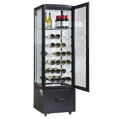 Scandomestic DC402BB displaykøleskab, 250 liter