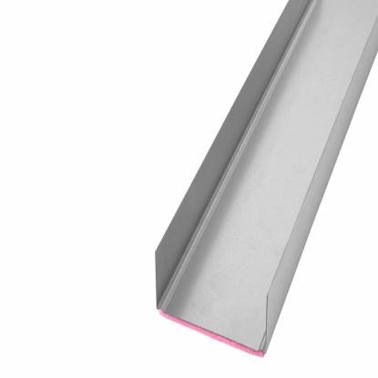 U-EP skinne til gips med EP belægning, 3 meter, 95 mm