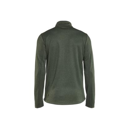 Blåkläder 3548 35482526 sweatshirt full zip, efterårsgrøn/sort