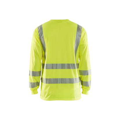 Blåkläder 3385 high vis UV t-shirt lang ærme, hi-vis gul