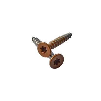 Wimex coverskrue, 4,0 x 40 mm, jordbrun - 50 stk.
