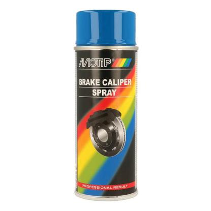 Motip bremsekalibermaling, spray, 400 ml - blå