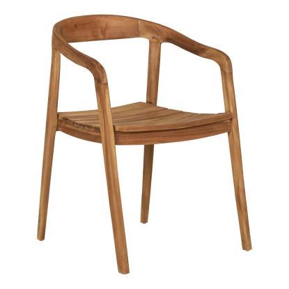 Otero spisebordsstol, teak, natur, 54 x 55 x 76 cm