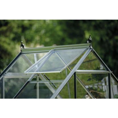 Halls Icon 6 drivhus 2,5 m², alu, 3 mm hærdet glas