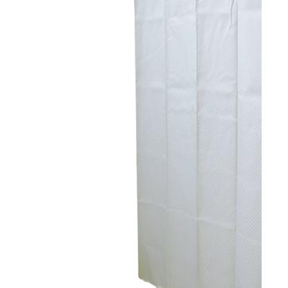 Ridder Eco tekstil bruseforhæng, square hvid, 180 x 200 cm