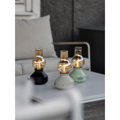 PR Home Glimt bordlampe, transportabel, IP44, grøn