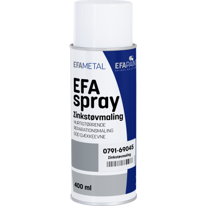 EFAmetal Zinkstøvspray, grå-metallic - 400 ml