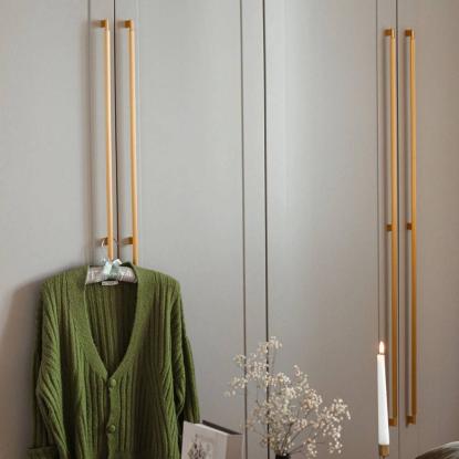 Beslag Design Arpa greb, 1178 mm, børstet messing